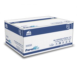 נייר טואלט “קומפקט 80” תאית 36 גל’ PW