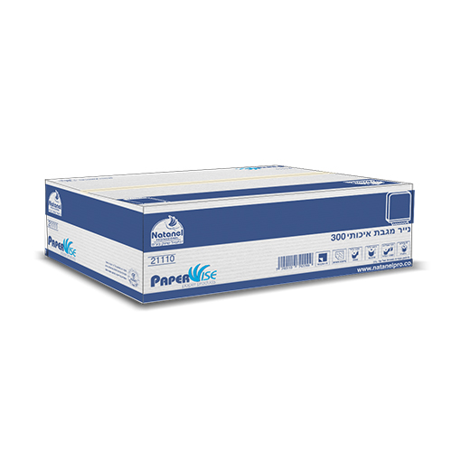 נייר מגבת PW 300 תאית דו שכ' 6 גל'