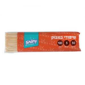 שיפודים אורך 30 ס”מ עובי 3  – 100 יח’