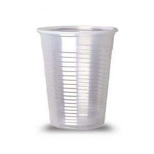 כוס שתיה קרה שקוף “פלזית” 100 יח’