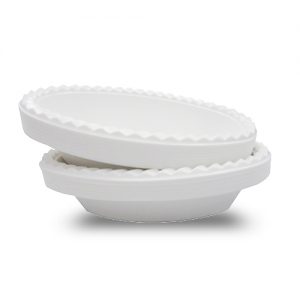 קסרול פלסטיק לבן 25 יח’