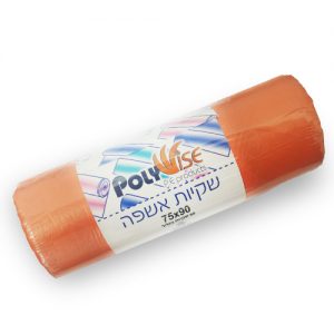 אשפתון HD 75X90 כתום 50 שקיות בגליל