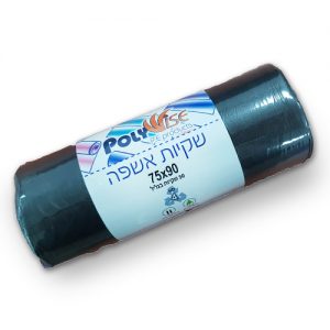 אשפתון שחור 75X90 HD ח.נ 50 שק’ בגליל