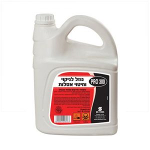 PRO-300 נוזל ניקוי חיטוי אסלה 4 ל