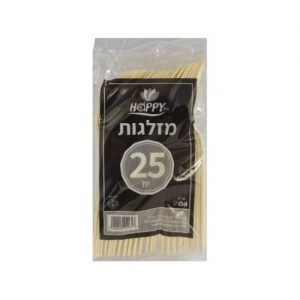 מזלג קשיח עבה קרם 25 יח’
