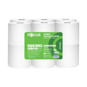 נייר טואלט ג’מבו תאית 140 12 גלילים FOCUS