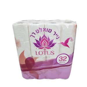 נייר טואלט LOTUS 32 גלילים דו שכבתי